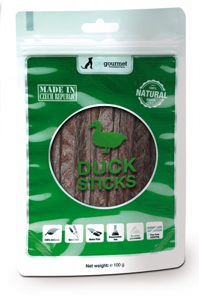 NOVINKA Duck sticks - tyčinky z kachního masa